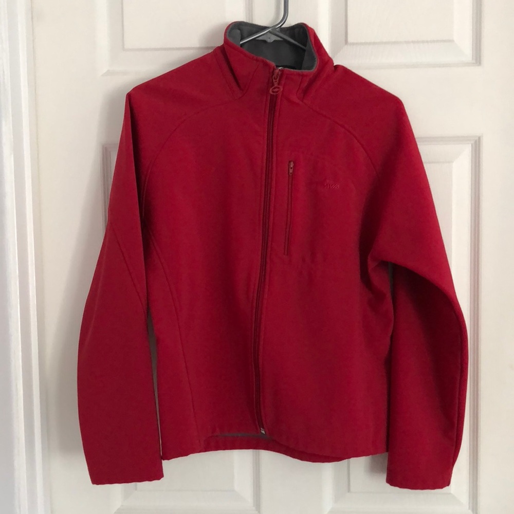 Red Avia windbreaker jacket